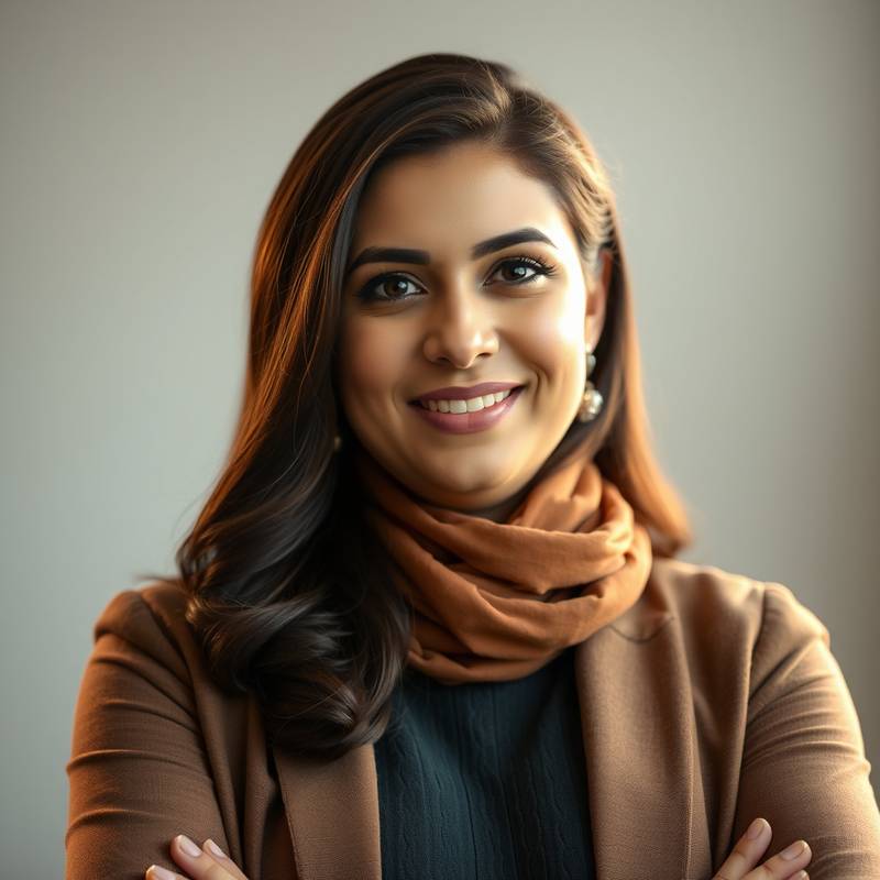 Professioneel portret van Fatima El Ahmadi, CV- en briefspecialist.